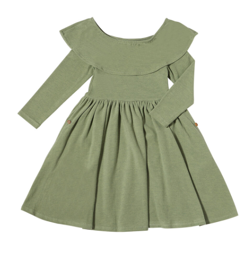 Olive Pocket Dress