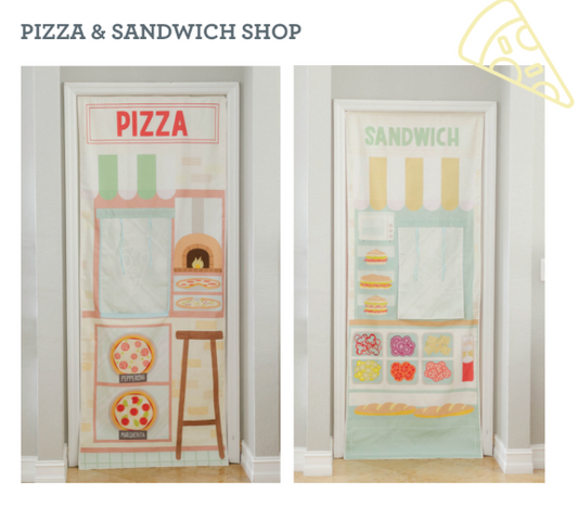 PRE-ORDER Pizza & Sandwich Shop Doorway Storefront