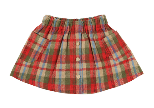 Plaid Jaycee Skirt