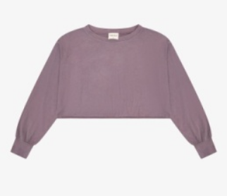 Lavender Cropped Pullover