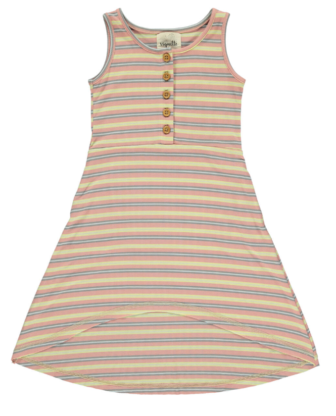 Striped Daphne Dress