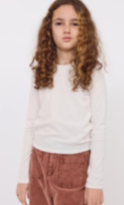 White Cropped Crewneck