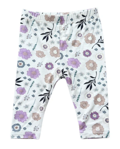Winter Floral Leggings