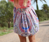 Spring Paisley Skirt