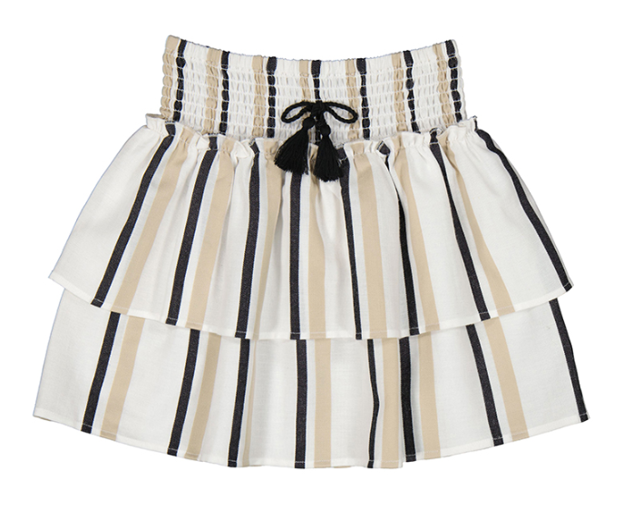 Stripe Tassel Skirt