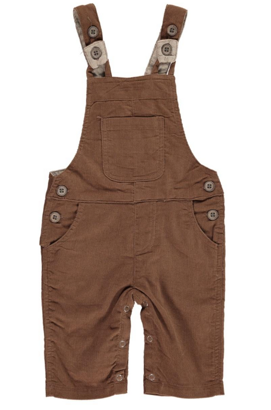 Brown Cord Overalls