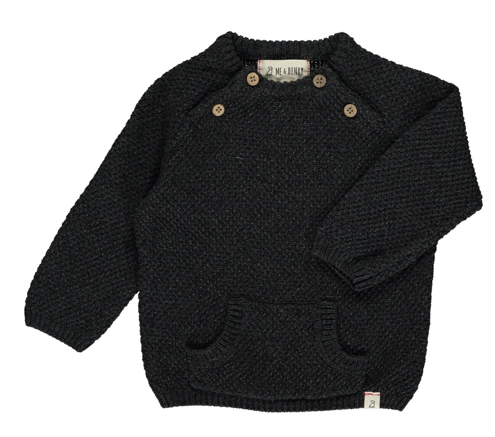 Heathered Black Sweater