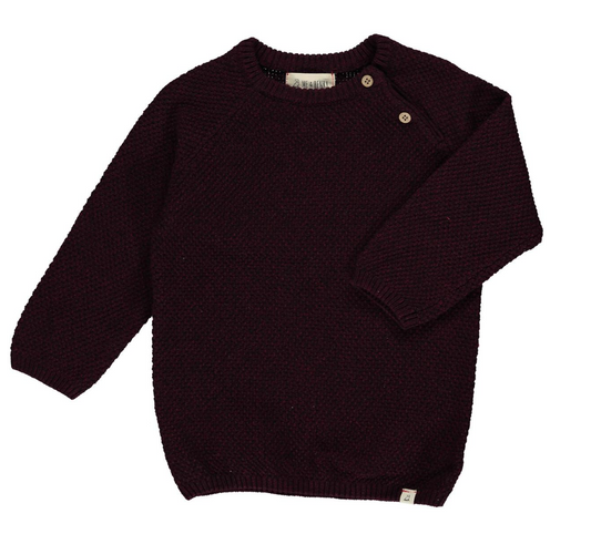 Heathered Burgundy Sweater