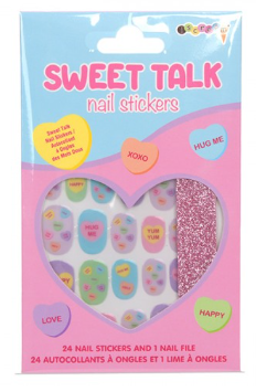 Sweet Talk Nail Sticker/File Set